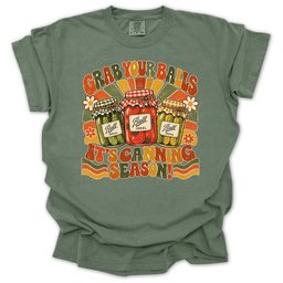 Fall Harvest Canning T Shirt Gift For Gardener