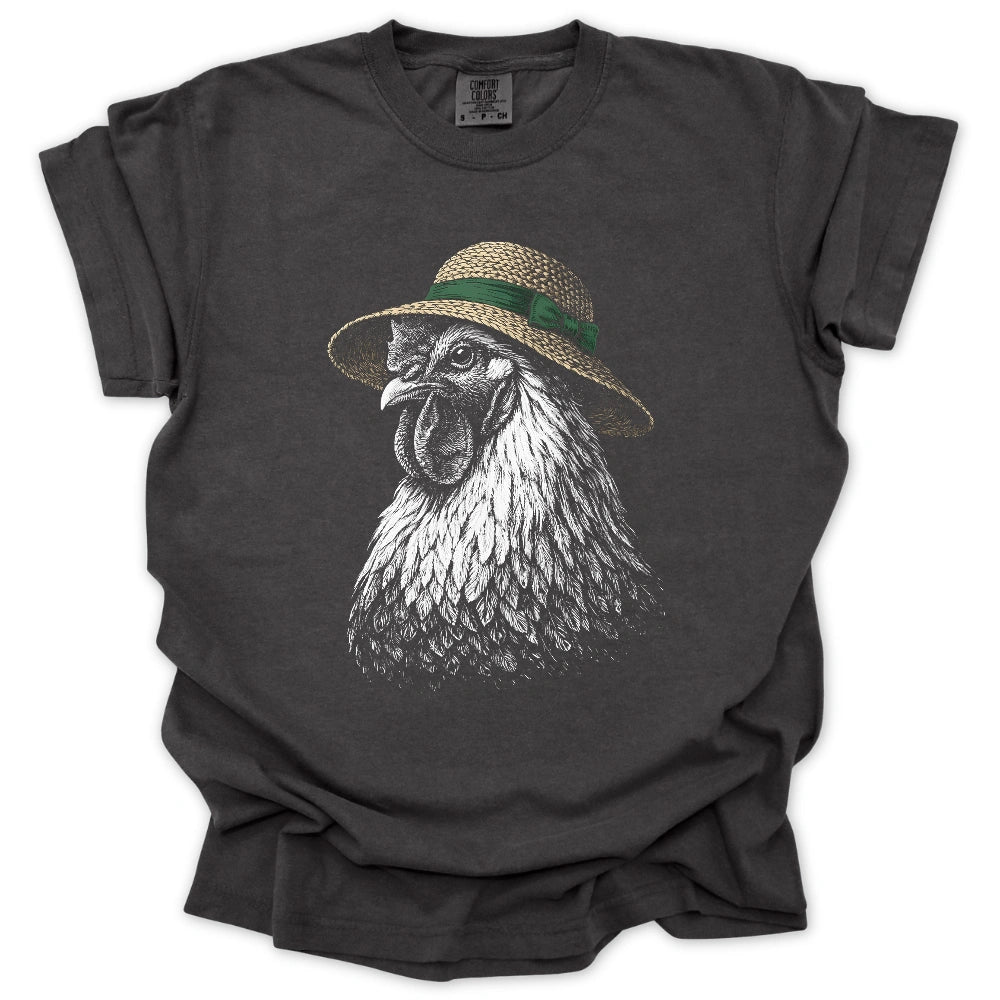 Garden Chicken T Shirt Gift For Gardener