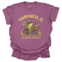 Happiness Is Buying Plants T Shirt Gift For Gardener