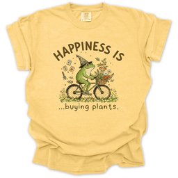 Happiness Is Buying Plants T Shirt Gift For Gardener