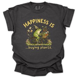 Happiness Is Buying Plants T Shirt Gift For Gardener
