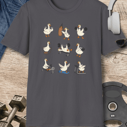 Goose Poses T Shirt Gift For Fitness Lover