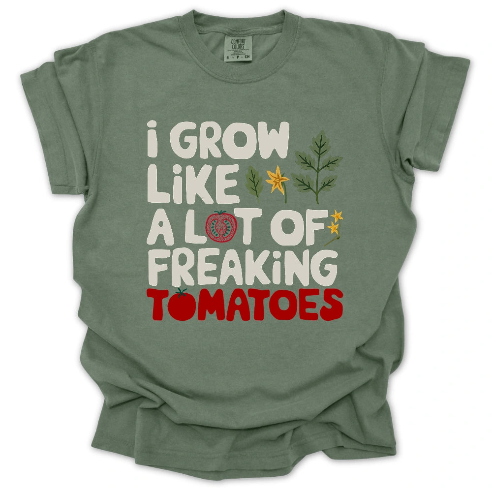 Freaking Tomatoes T Shirt Gift For Gardener