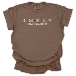 Pollinator Friends T Shirt Gift For Gardener