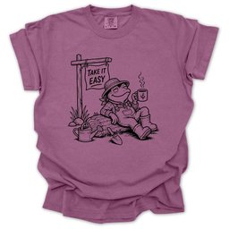 Take IT Easy T Shirt Gift For Gardener