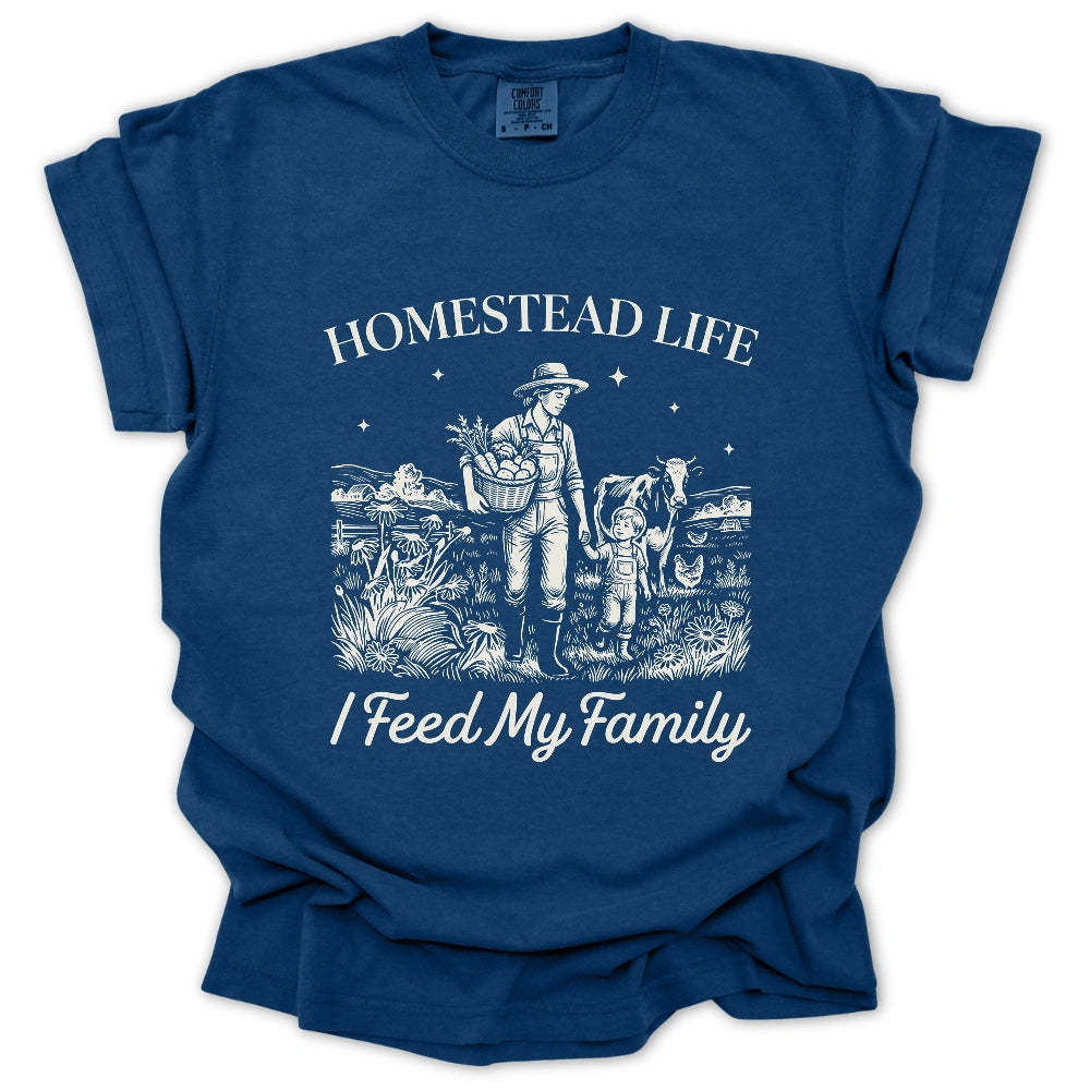 I Feed My Family T Shirt Gift For Gardener