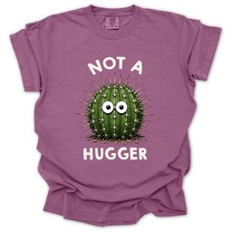 Not A Hugger Cactus T Shirt Gift For Gardener