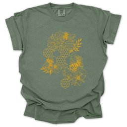 Keep The Bee T Shirt Gift For Gardener