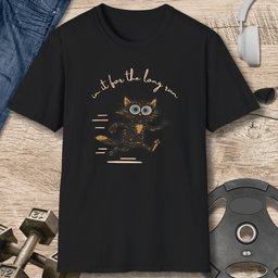 Cat Long Run T Shirt Gift For Fitness Lover