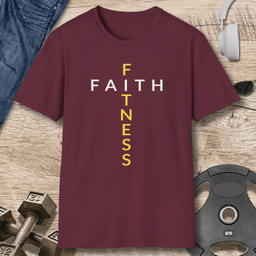Faith Fitness T Shirt Gift For Fitness Lover