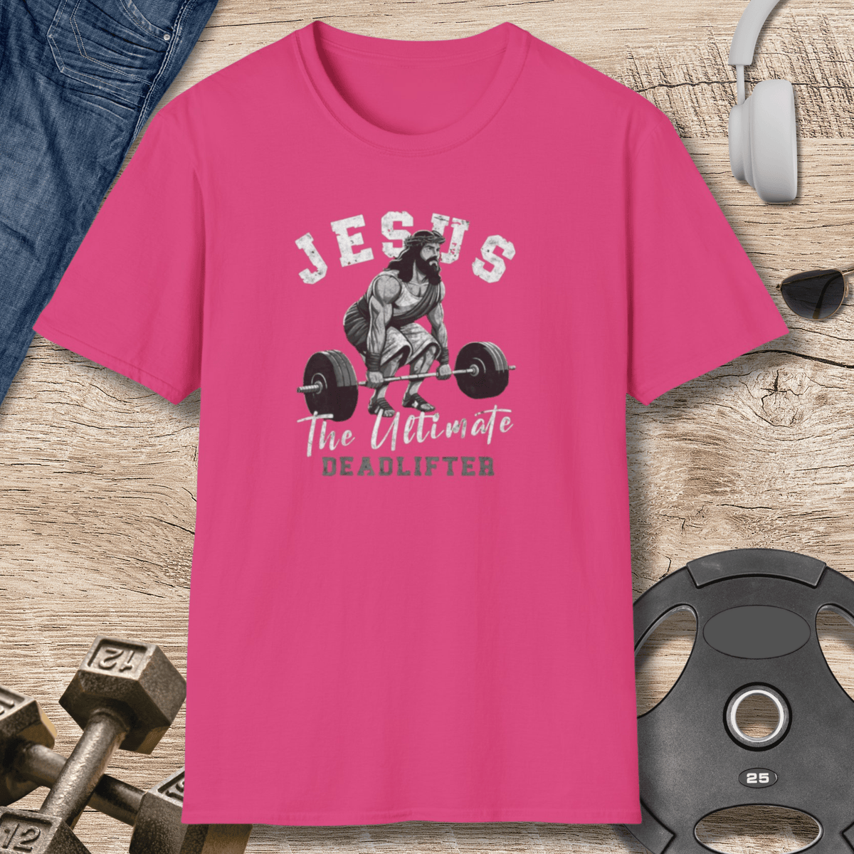 Jesus Deadlifter T Shirt Gift For Fitness Lover