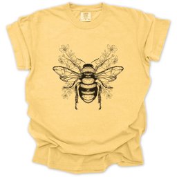Bee Flower T Shirt Gift For Gardener