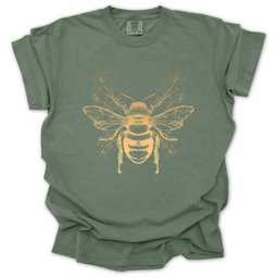 Bee Flower T Shirt Gift For Gardener