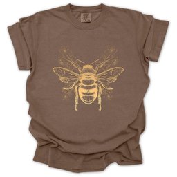 Bee Flower T Shirt Gift For Gardener