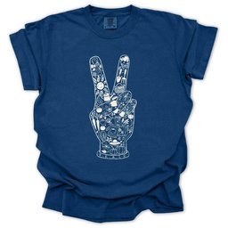 Peaceful Hands T Shirt Gift For Gardener