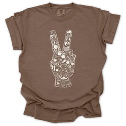 Peaceful Hands T Shirt Gift For Gardener
