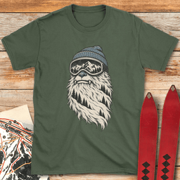 Yeti Dreams T Shirt Gift For Skier