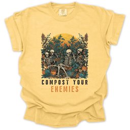 Compost Your Enemies T Shirt Gift For Gardener