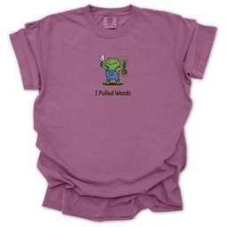 I Pulled Weeds T Shirt Gift For Gardener