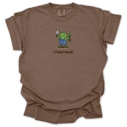 I Pulled Weeds T Shirt Gift For Gardener