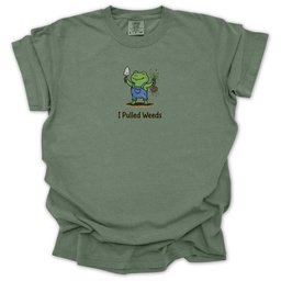 I Pulled Weeds T Shirt Gift For Gardener