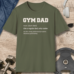 Gym Dad Definition T Shirt Gift For Dad