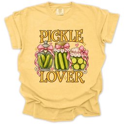 Coquette Pickle Lover T Shirt Gift For Gardener