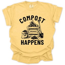 Compost Happens T Shirt Gift For Gardener