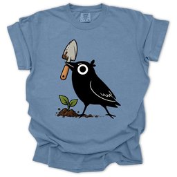 Murder Crow T Shirt Gift For Gardener