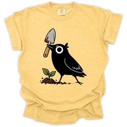 Murder Crow T Shirt Gift For Gardener