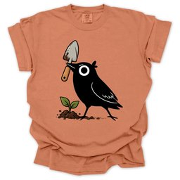 Murder Crow T Shirt Gift For Gardener