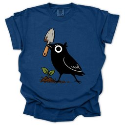 Murder Crow T Shirt Gift For Gardener