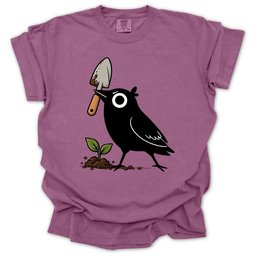 Murder Crow T Shirt Gift For Gardener