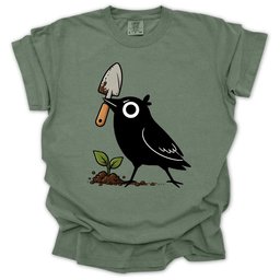 Murder Crow T Shirt Gift For Gardener