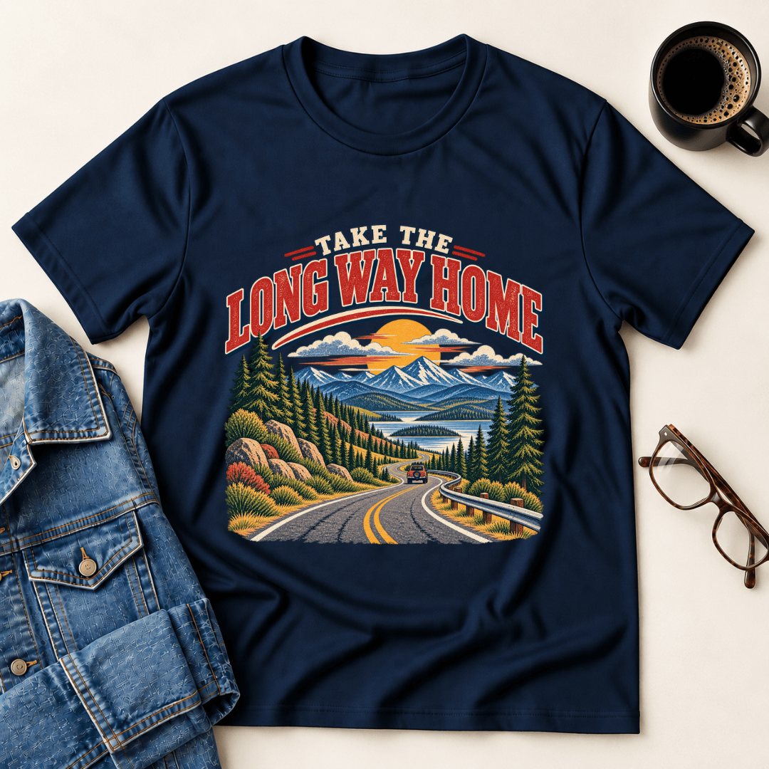 Take The Long Way Home T Shirt Gift For Adults