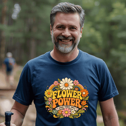 Flower Power T Shirt Gift For Adults