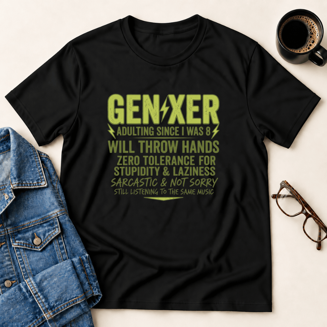 Gen Xer T Shirt Gift For Adults