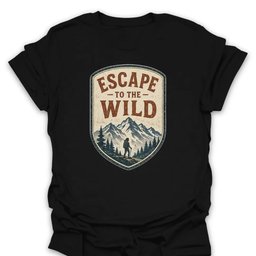 Escape To The Wild Hike T Shirt Gift For Hiker
