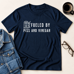 Fueled By Piss And Vinegar T Shirt Gift For Adults