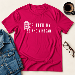 Fueled By Piss And Vinegar T Shirt Gift For Adults