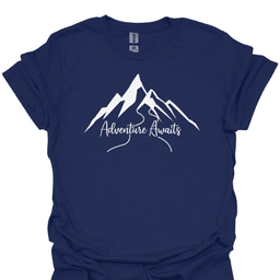 Adventure Awaits T Shirt Gift For Hiker