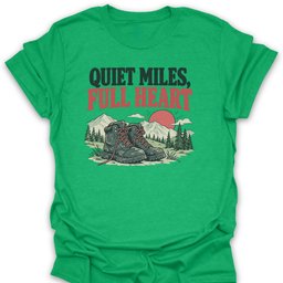 Full Heart T Shirt Gift For Hiker