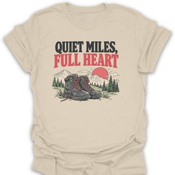 Full Heart T Shirt Gift For Hiker