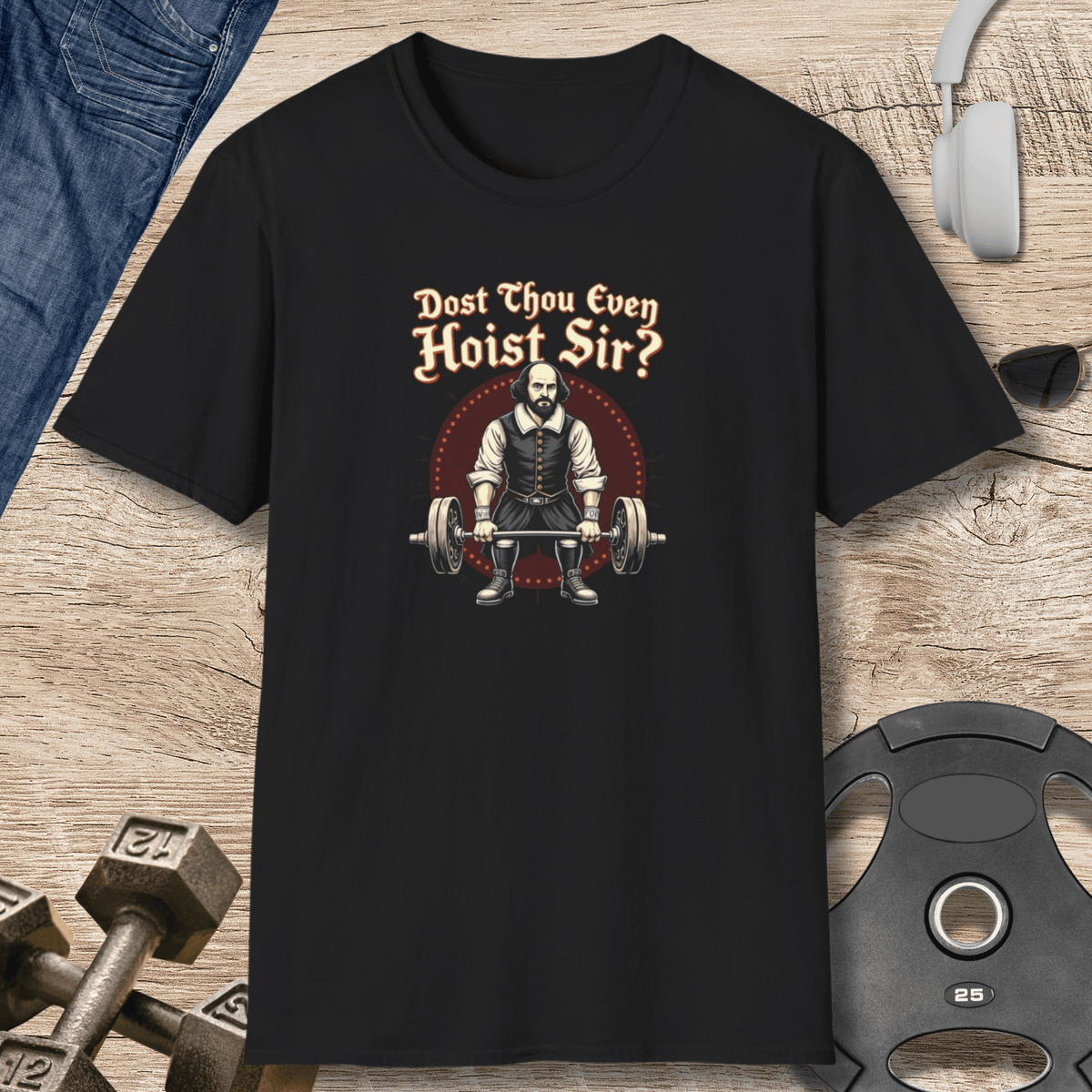 Thou Hoist T Shirt Gift For Fitness Lover