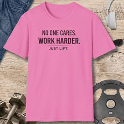 Work Harder T Shirt Gift For Fitness Lover