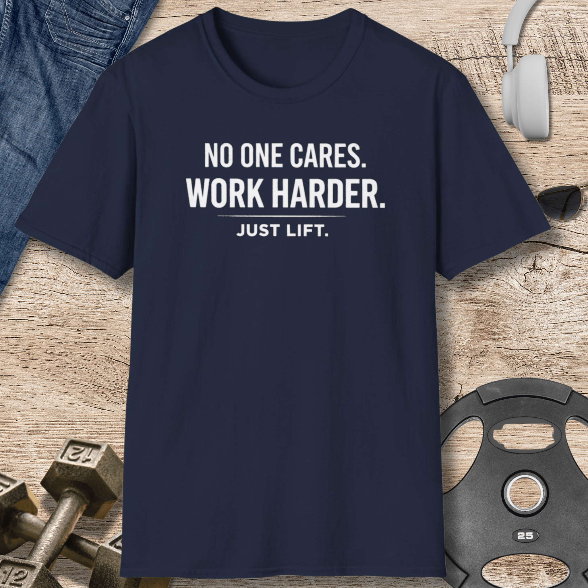 Work Harder T Shirt Gift For Fitness Lover