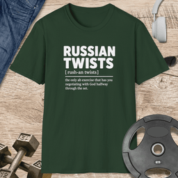 Russian Twists Definition T Shirt Gift For Fitness Lover