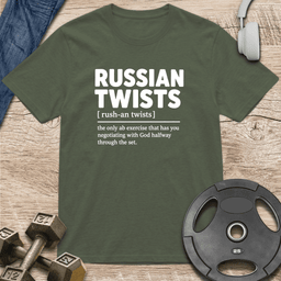 Russian Twists Definition T Shirt Gift For Fitness Lover