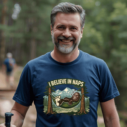 Bigfoot I Believe In Naps T Shirt Gift For Adults