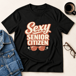 Sexy Senior Citizen T Shirt Gift For Adults